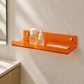 Raft de perete acrilic, Hanah Home, Vivid, 40x10x4 cm, Portocaliu