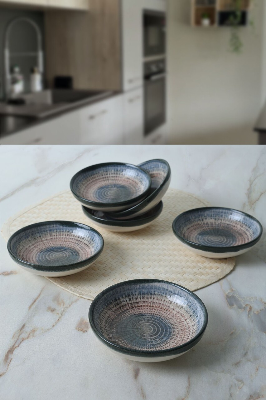 Set boluri pentru sos (6 piese), L'essentiel Maison, 275KRM2436, Antibacterian, Alb / Nurcă / Albastru închis - view 3
