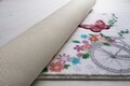 Covoras de baie Flower Basket , Confetti, 57x100 cm, multicolor