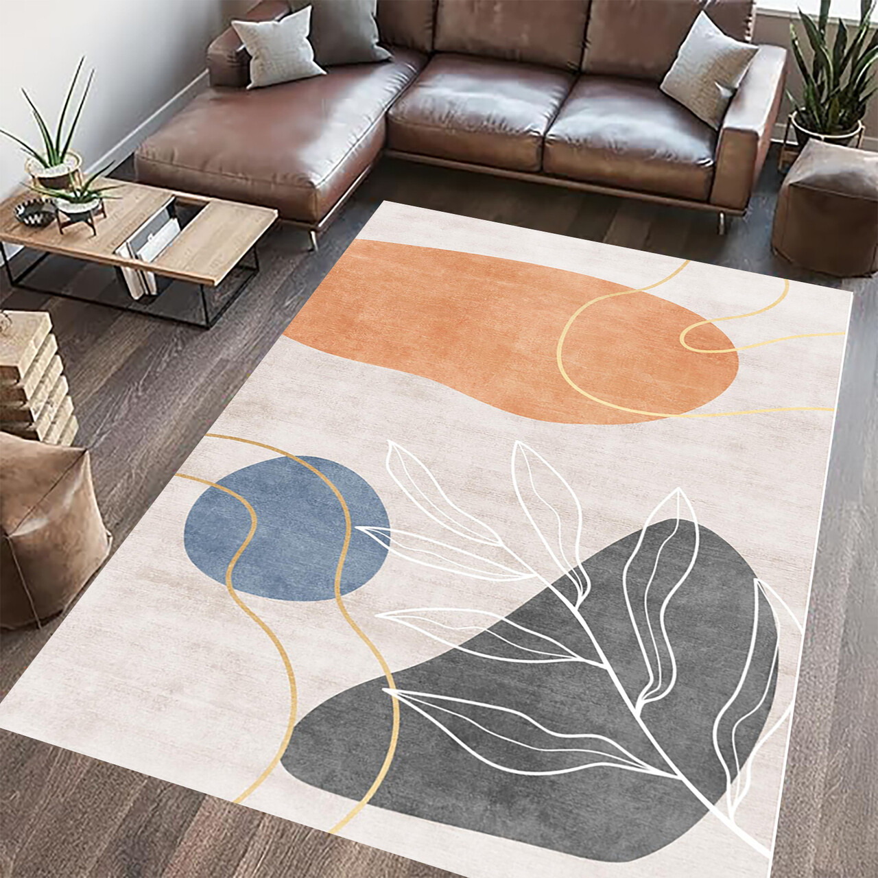 Covor cu print, Grace, Heinner, 200x300 cm, poliester, multicolor