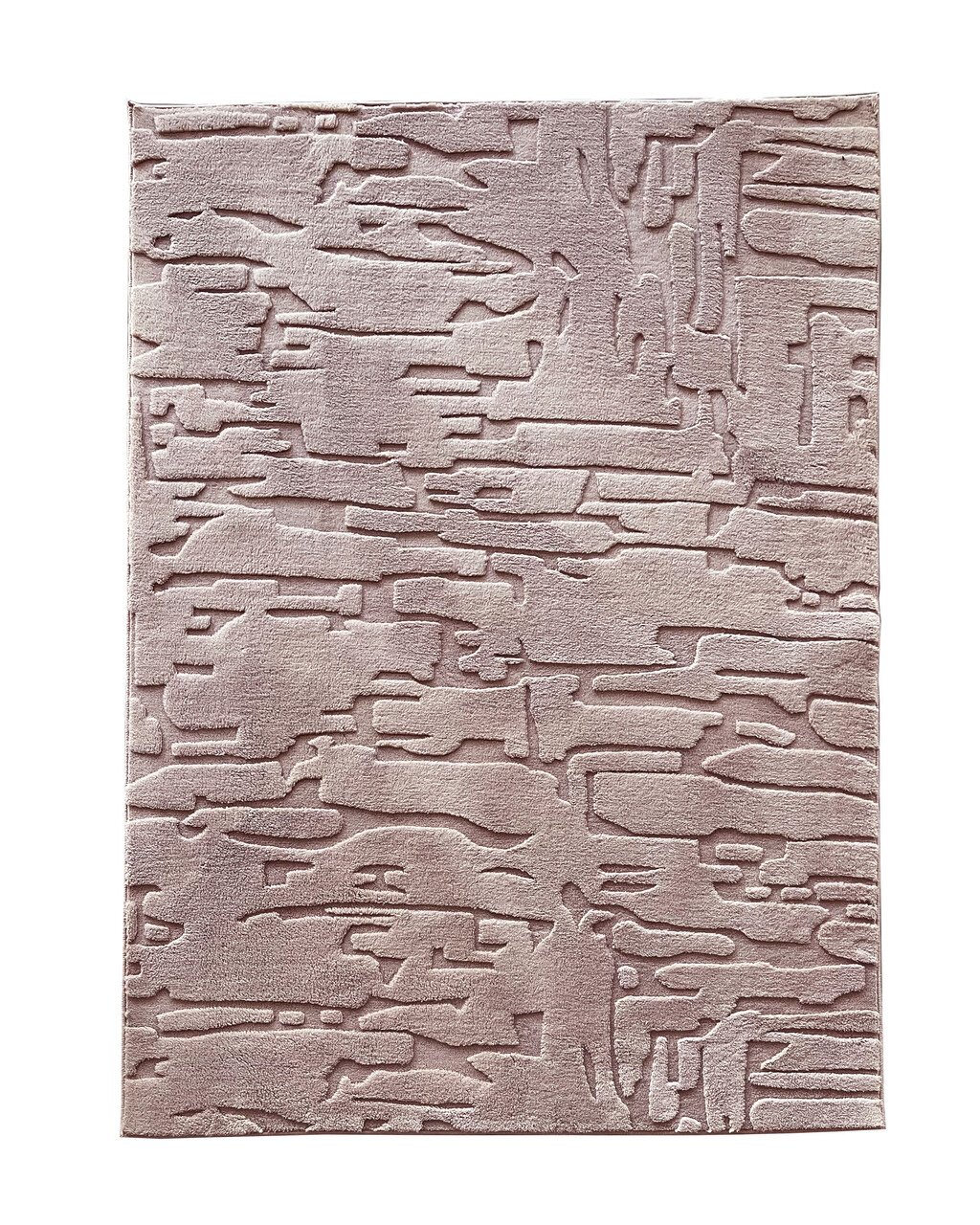 Covor 3D cu model in relief, Vista, Heinner, 120x160 cm, poliester, maro