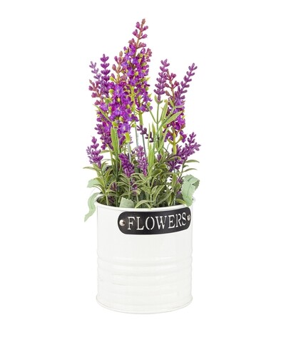 Poza Floare artificiala Careen Lavender, Bizzotto, Ã˜10.5x28 cm, roz