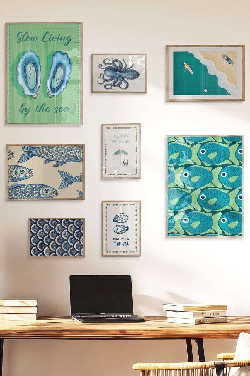 Tablou decorativ, Çgs-067-Wooden-Kck, Lemn masiv, Față: 100% PVC STICLĂ, Multicolor - view 3