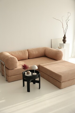 Coltar, Evalina, 383EVN1265, Material: 100% catifea PES, Maro