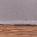 Sezlong Norah, 200 x 80 x 27 cm, lemn de salcam/inox