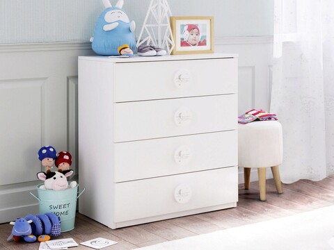 Dulap, Çilek, baby cotton sl dresser, 77x80x41 cm, multicolor