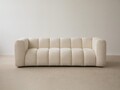 Coltar simetric modular 5 locuri, Lupine-44, Micadoni Home, 309x309x70 cm, catifea, verde bottle
