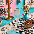 Set de pahare de vin, Hermia, 666HAC2121, Sticla, Auriu / Transparent