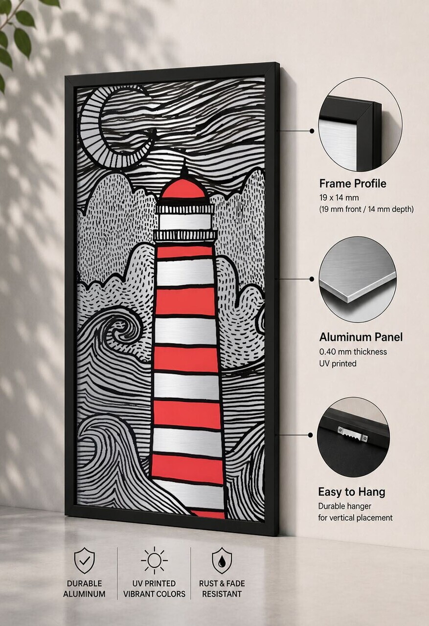 Tablou decorativ, Syhalct-018, Cadru: 100% PVC (Grosime: 2 cm), Multicolor — imaginea 3