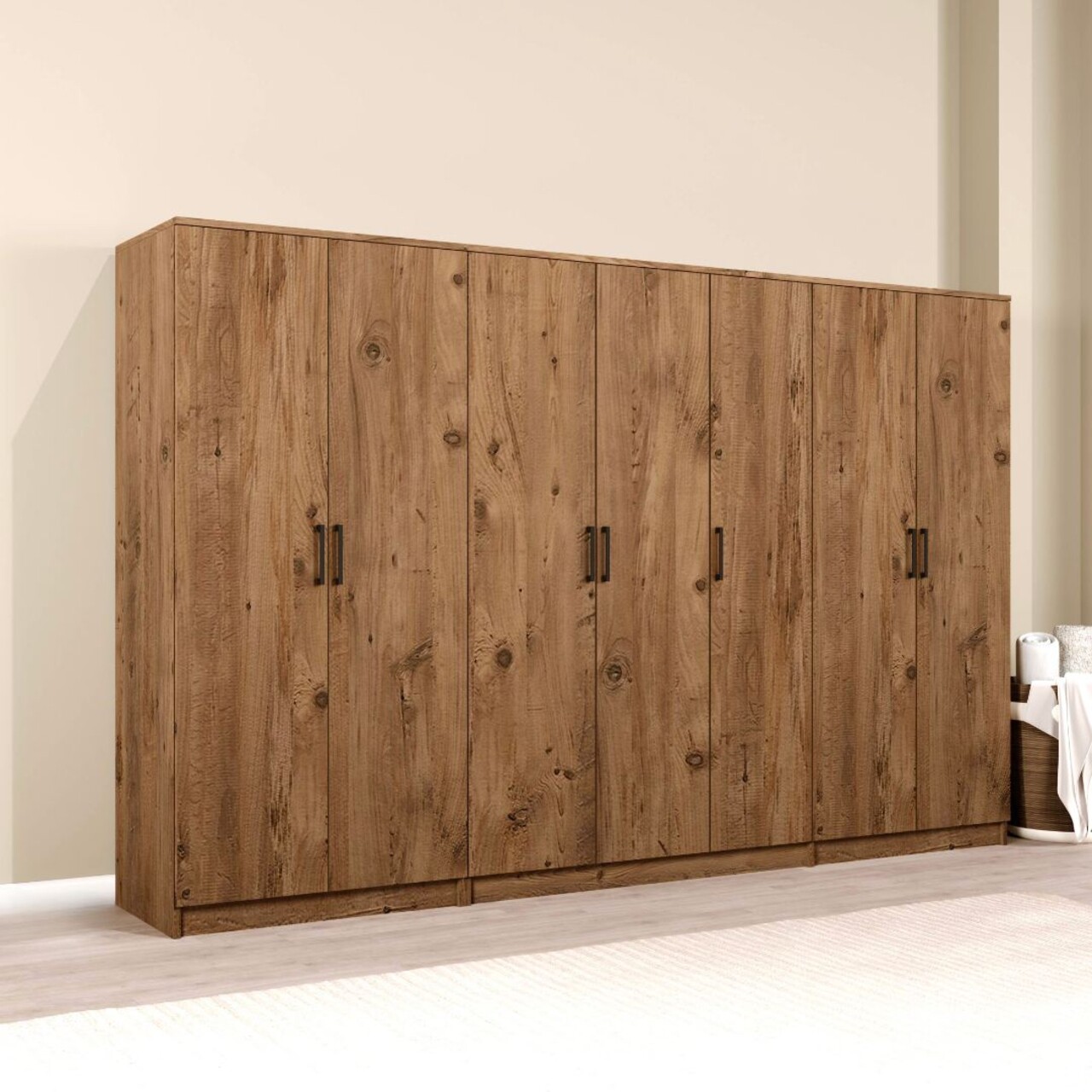 Dulap pentru haine, Miwood, Kardelen 1600-116, Maro - 1 | YEO