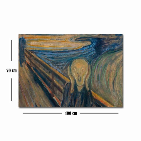 Tablou decorativ, 70100FAMOUSART-055, Canvas, 70 x 100 cm, Multicolor