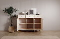 Comoda ADRK, Tili 3D 3S, 124.5x40.8x95 cm, PAL laminat, bej