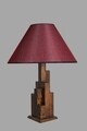 Veioza, Luin, 8301-2M, E27, 60 W, lemn/textil