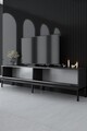 Comoda TV, Bexley, Lord, 180x47x30 cm, PAL, Antracit / Negru