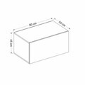 Dulap multifunctional, Hanah Home, Kale, 90x45x54 cm, Alb