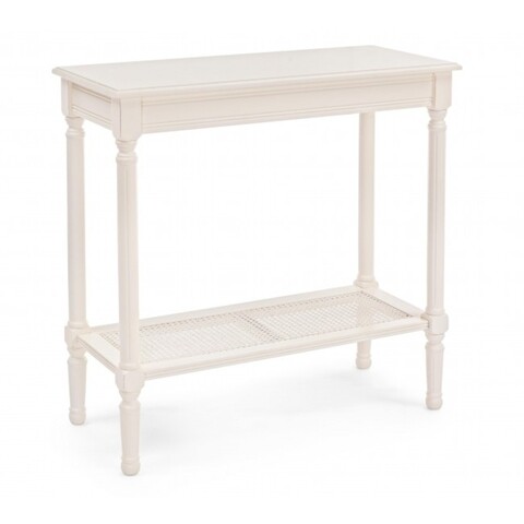 Consola, amabel rectangular, bizzotto, 80x35x80 cm, lemn de pin