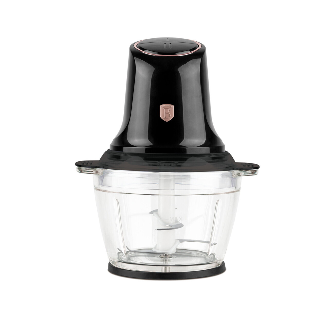 Tocator legume Berlinger Haus, Black Rose, 500W, sticla/plastic, negru/transparent - imagine 5