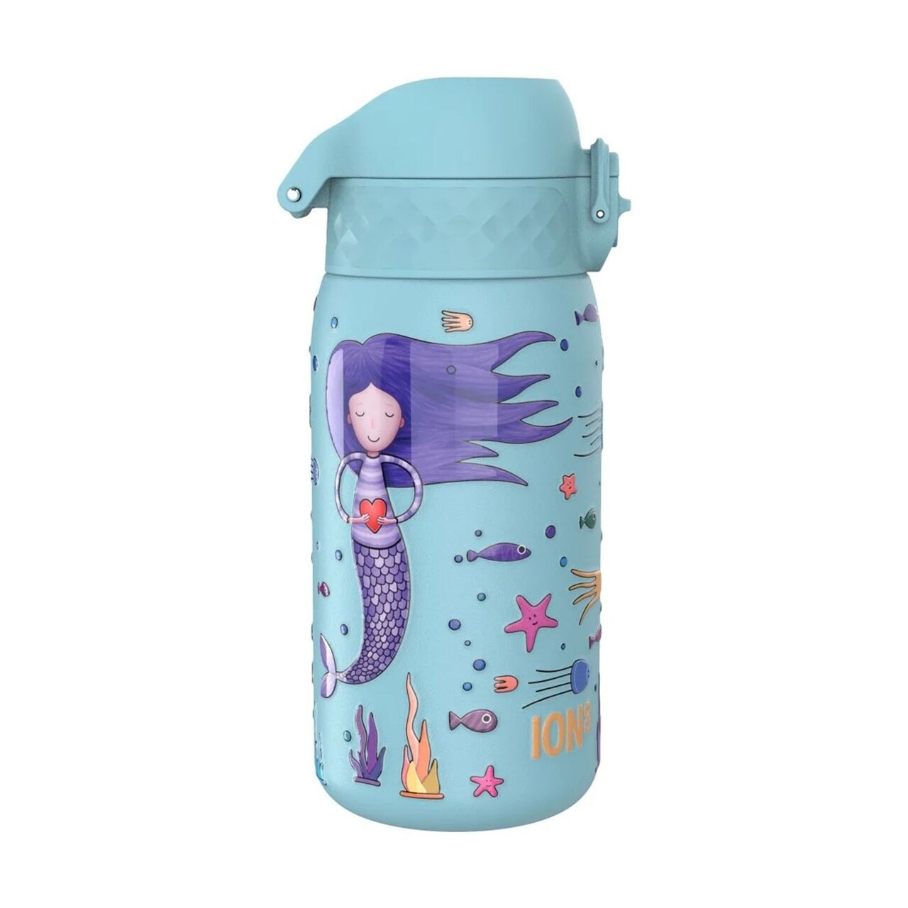 Sticla apa pentru copii, inox, 400ml, Mermaids - Ion8 - view 4