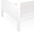 Set 2 paturi suprapuse 98x190 cm cu somiere incluse, Avatar,  L.202 l.106 H.156, lemn masiv de plop/mdf, alb