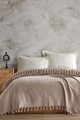 Cuvertura matlasata dubla, Berlino - Beige, Viaden, Bumbac reciclat