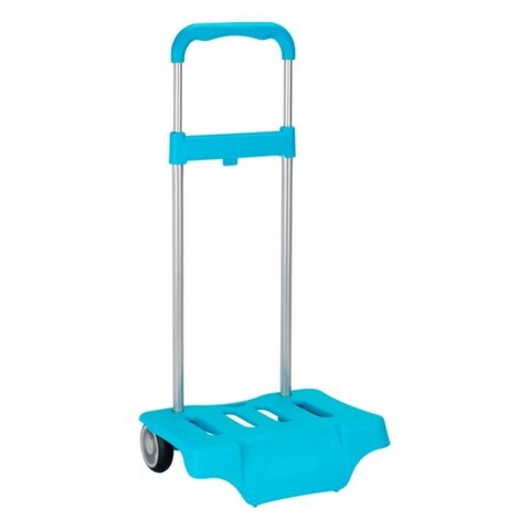 Troler pentru rucsac, safta, universal, 30 x 23 x 85 cm, otel/polipropilena, turcoaz
