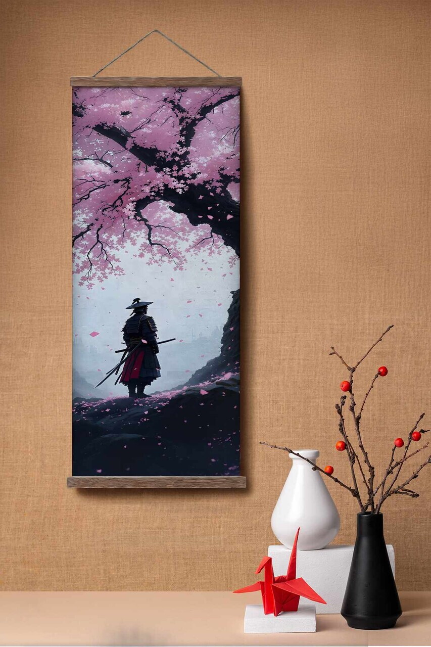 Tablou decorativ, ARTJPNPSTRDK13, Lemn masiv, Pictura pe canvas, Multicolor - view 2