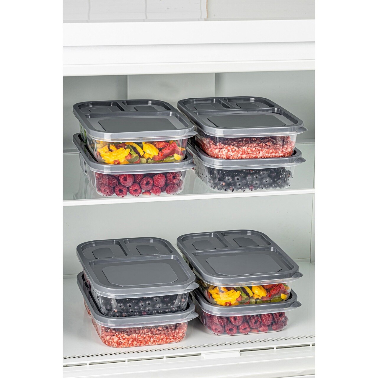 Set recipiente depozitare, Hermia, 964FRM1203, Antracit - view 2