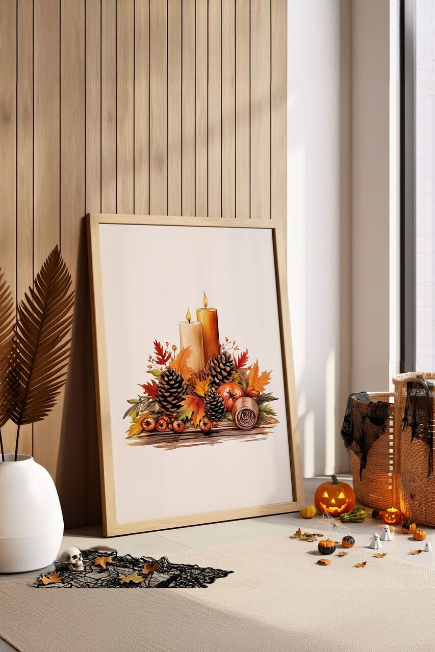Tablou decorativ, Arthllwnmodel76-5070, MDF, Multicolor — imaginea 2