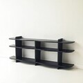 Consola, Hanah Home, Flusso, 170x65x30 cm, PAL, Negru