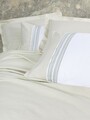 Set cuvertura pique dubla, Lessy - Green, Cotton Box, Bumbac