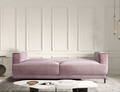 Canapea extensibila 4 locuri ELTAP, SO-DAL-24VE, Dalia, 248x84x95 cm, lemn/poliester, roz