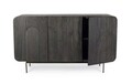 Bufet inferior Orissa, Bizzotto, 145x42x82 cm, lemn de mango/MDF, negru