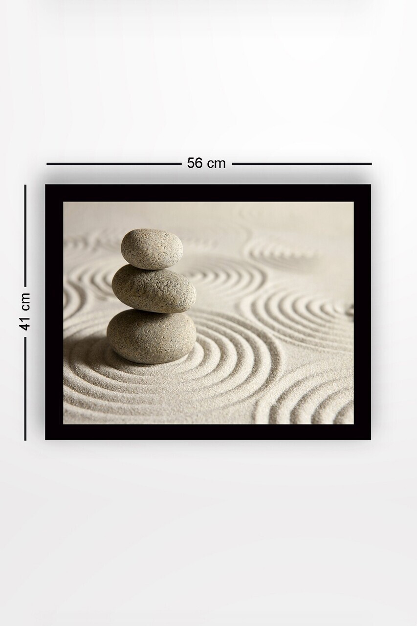 Tablou decorativ, SC0360, Rama din lemn (grosime 3 cm), Multicolor — imaginea 3