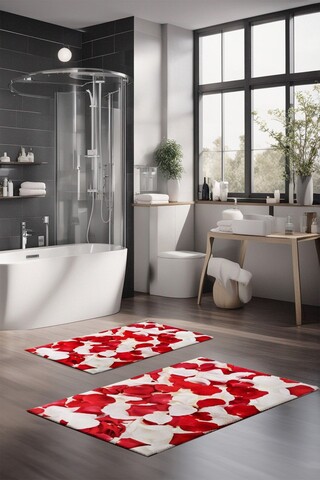 Set covorase de baie, Cartwright, CT-5223, Poliester, Multicolor