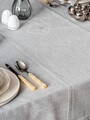 Set fete de masa 8 piese, Pera - Grey, Cotton Box, 90% POLIESTER/10% BUMBAC