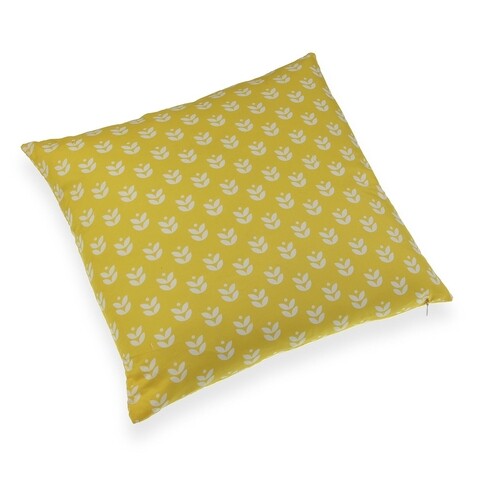 Perna decorativa Daisy, Versa, 45 x 45 cm, poliester, galben cm.
