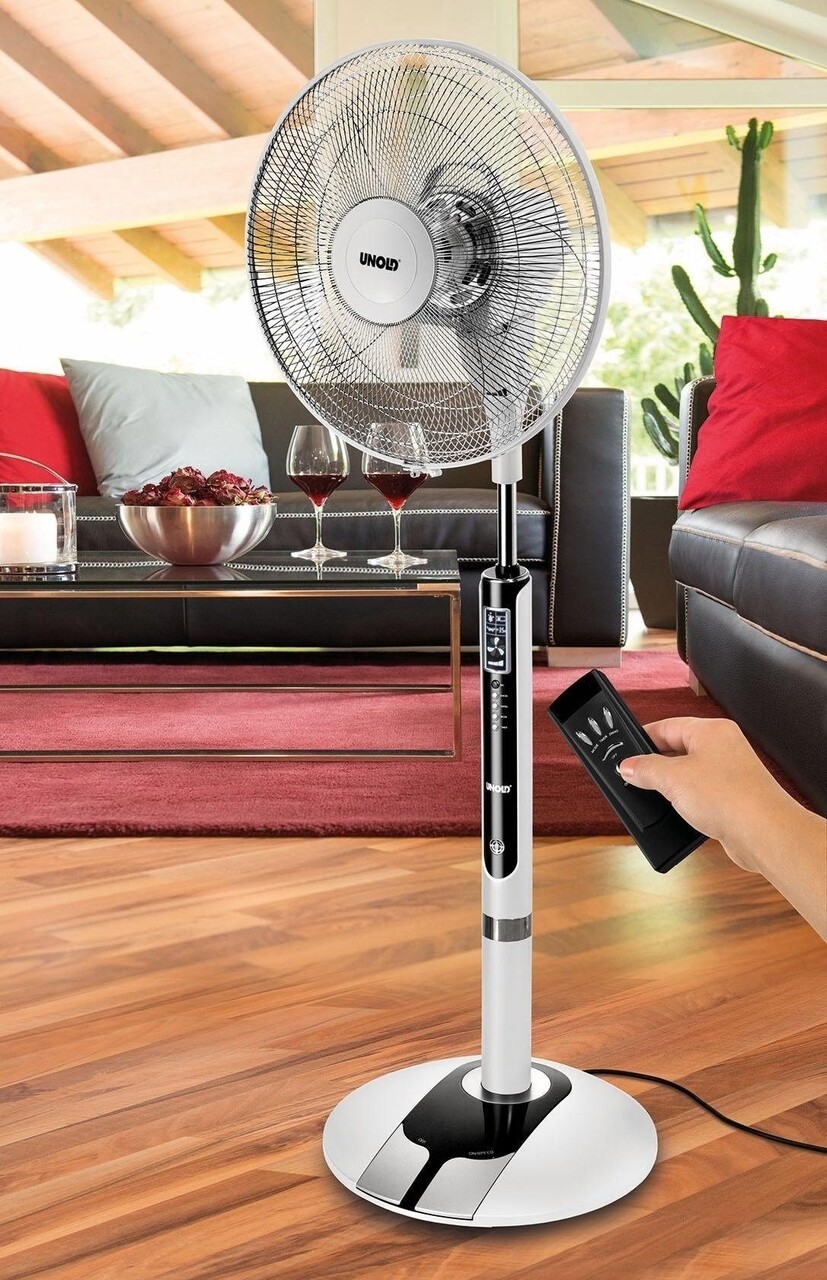 Ventilator de podea cu telecomanda Univer, Unold, 65 W, timer, 3 viteze - imagine 9