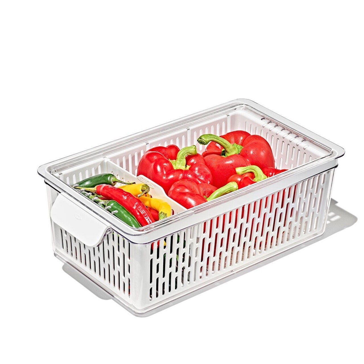 Recipient pentru pastrare legume, plastic, 35,1 x 18,9 x 11,8 cm, "Produce Saver" - OXO - imagine 2