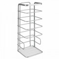 Suport pentru hartie igienica Viva, Metaltex, 13x13x34 cm,  metal/ invelis din polytherm, argintiu