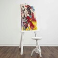 Tablou decorativ, FAMOUSART-085, Canvas, Dimensiune: 45 x 70 cm, Multicolor