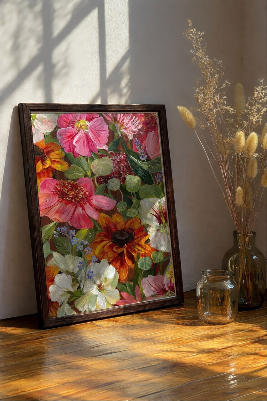 Tablou decorativ, Artmoscrv11-5070, Lemn masiv, MDF, Multicolor