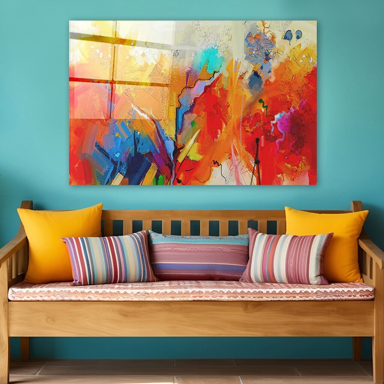 Tablou decorativ, CAM1040210842, 70 x 100 cm, Multicolor — imaginea 8