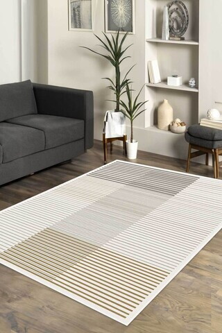 Covor, CLR-7204-11, 100x150 cm, Poliester, Crem