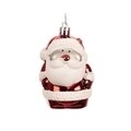 Set mini brad si globuri Santa, Decoris, 35x60 cm, verde/rosu