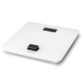 Cantar digital pentru baie, Brabantia, White, 30x30x4.3 cm, fara baterii, polipropilena/sticla, alb