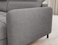 Coltar extensibil dreapta 4 locuri ELTAP, RT-03TOS, Berrto, 306x165x100 cm, lemn/poliester, gri inchis