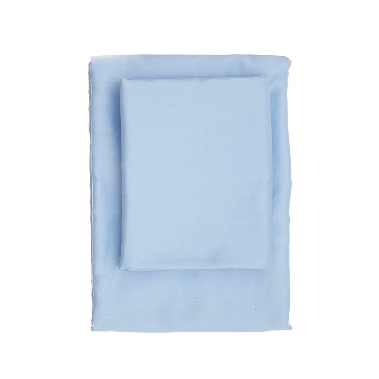 Cearceaf de pat cu elastic Satin Queen (DE), L'essentiel Maison, De Blue, Albastru - imagine 3