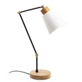Lampa de masa, Noor, 525NOR2118, Fier, Alb
