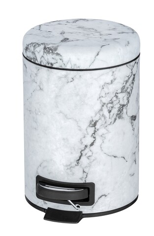 Cos de gunoi cu pedala, wenko, onyx, 3 l, inox/polipropilena, multicolor