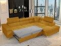 Coltar extensibil dreapta 4 locuri ELTAP, ERI-04, Eridano, 275x202x88 cm, lemn/poliester, galben